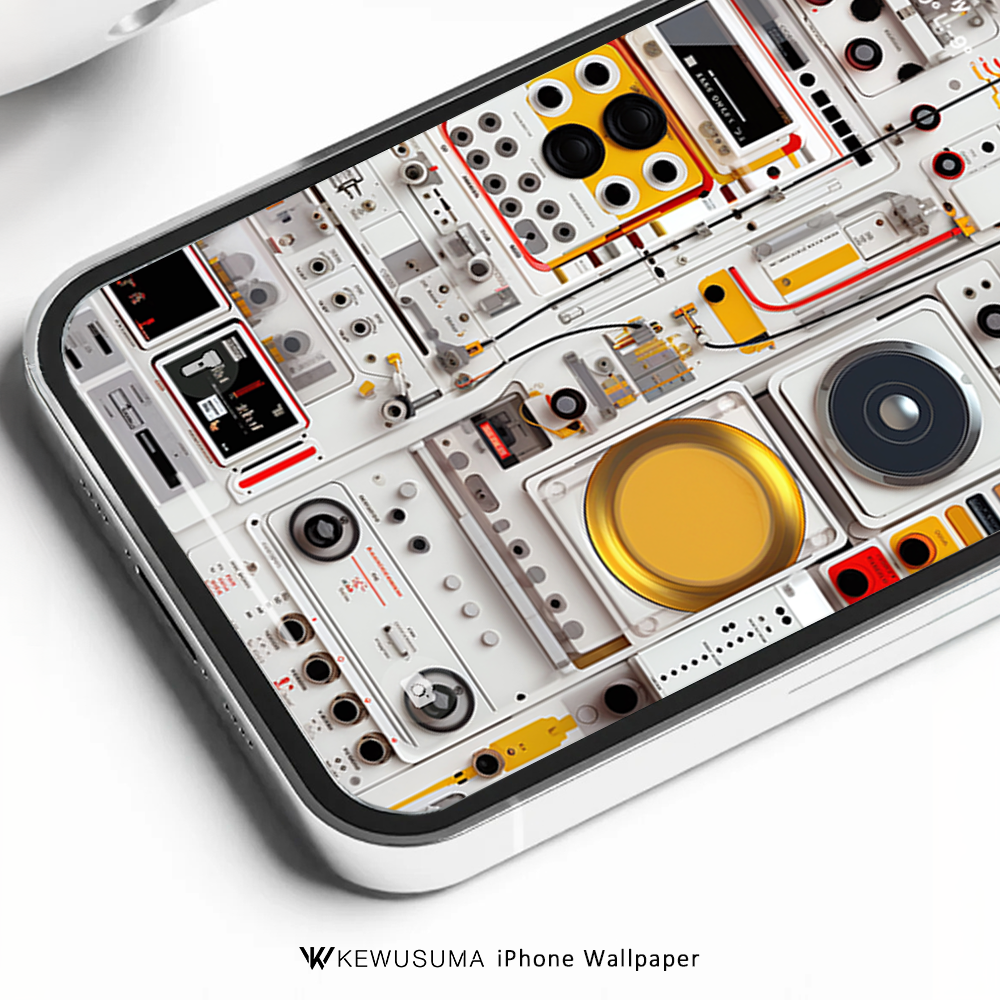 iPhone Wallpaper - Retro Circuit #001