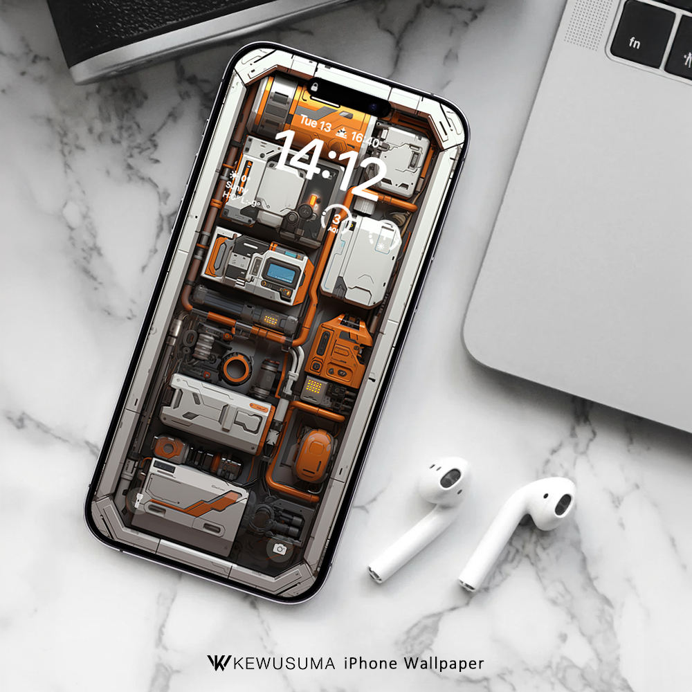 iPhone Wallpaper - Industrial Pulse #014