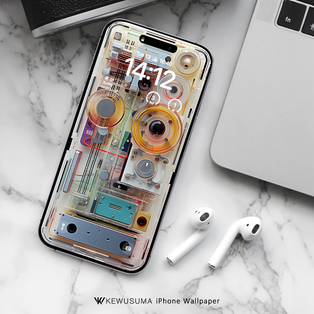iPhone Wallpaper - Future Grid #015