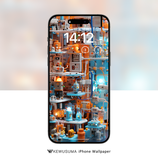 iPhone Wallpaper - Micro Metropolis #017