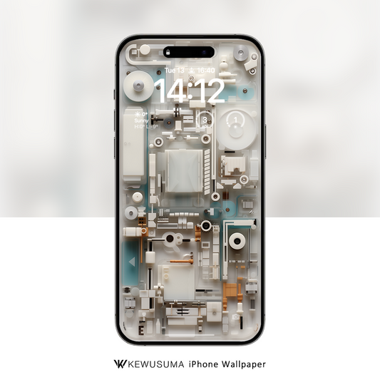 iPhone Wallpaper - Ivory Circuit #019