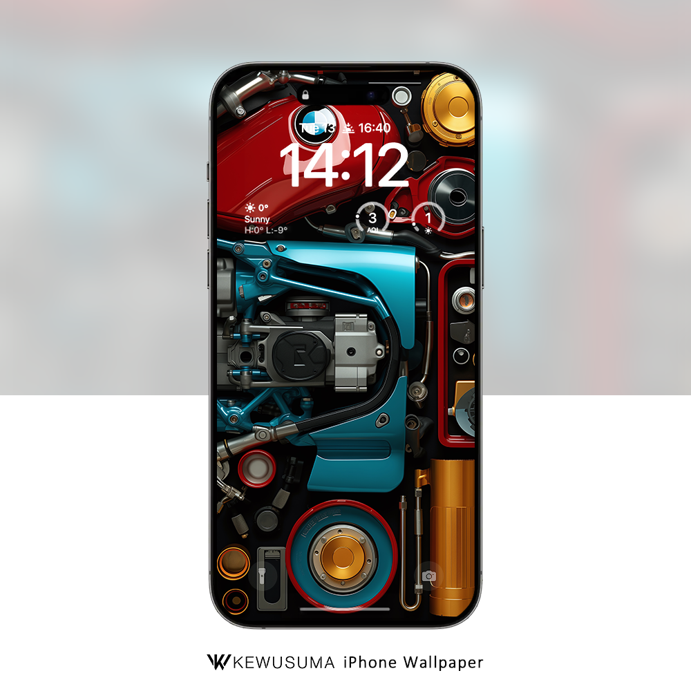 iPhone Wallpaper - Mechanical Guardian #023