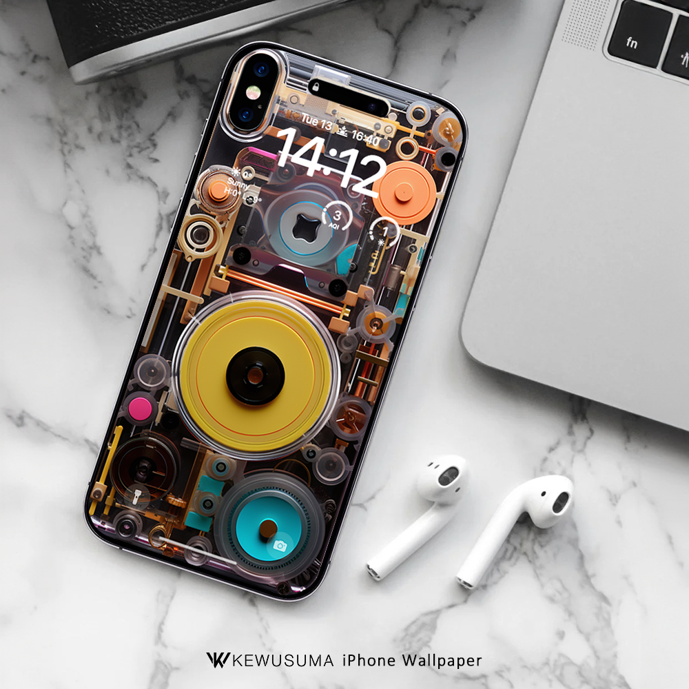 iPhone Wallpaper - Cyber Mechanics #003