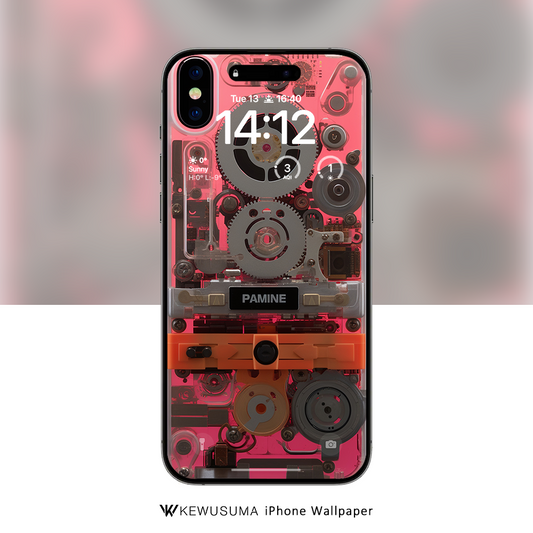 iPhone Wallpaper - Futuristic Gear #004