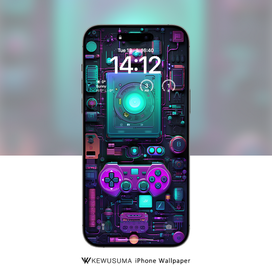 iPhone Wallpaper - Techno Glow #005