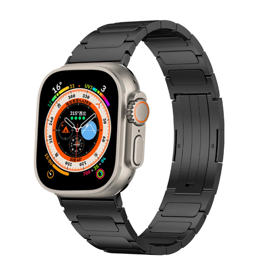Hamar 시리즈 - 흑요석 Apple Watch Strap