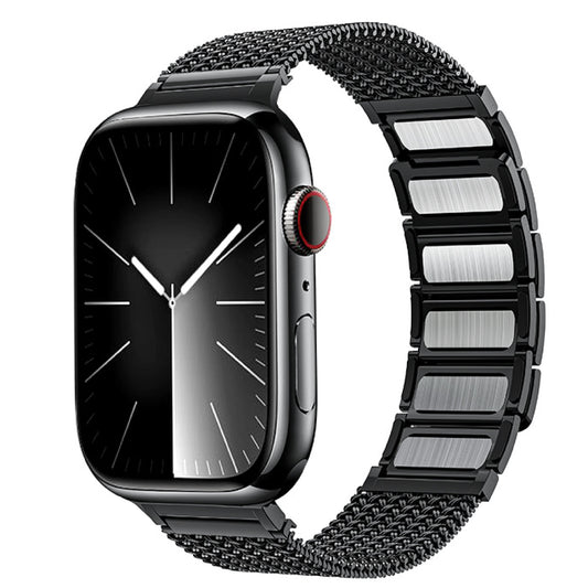 Oslo-Serie – Obsidian-Apple-Watch-Armband